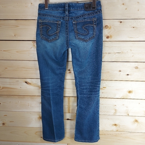 📣2/40$📣 SILVER Aiko bootcut stretch jeans size 27 - Picture 5 of 9